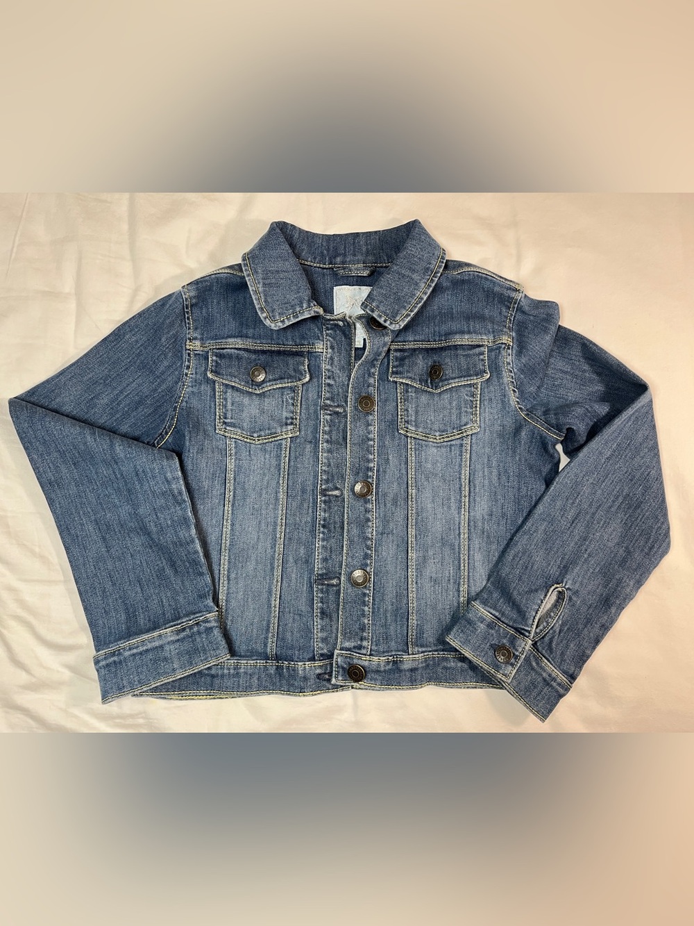Classic‎ Stretch Denim Trucker Jacket Girls 10-12 Medium Wash Gymboree L